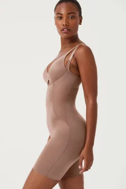 Spanx Body pantalón por debajo del pecho tul y satén Shaping satin