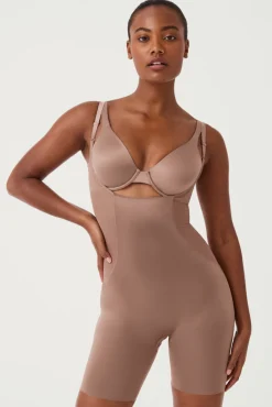 Spanx Body pantalón por debajo del pecho tul y satén Shaping satin