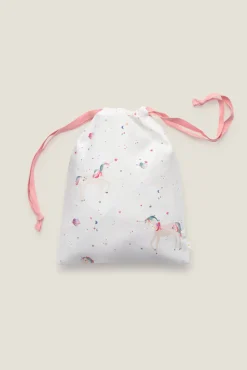 Crianças Textura Bolsa algodón unicornios
