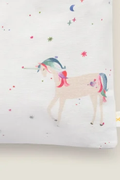 Crianças Textura Bolsa algodón unicornios