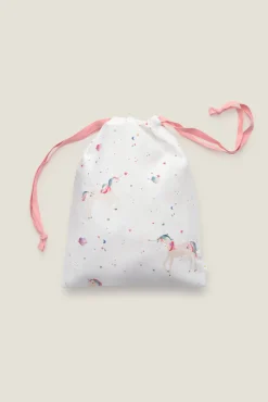 Crianças Textura Bolsa algodón unicornios