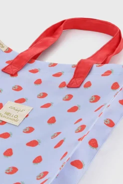 Mr. Wonderful Bolsa de tela tote bag fresas Hello, sunshine!