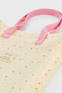 Mr. Wonderful Bolsa de tela tote bag topos multicolor Hello, sunshine!