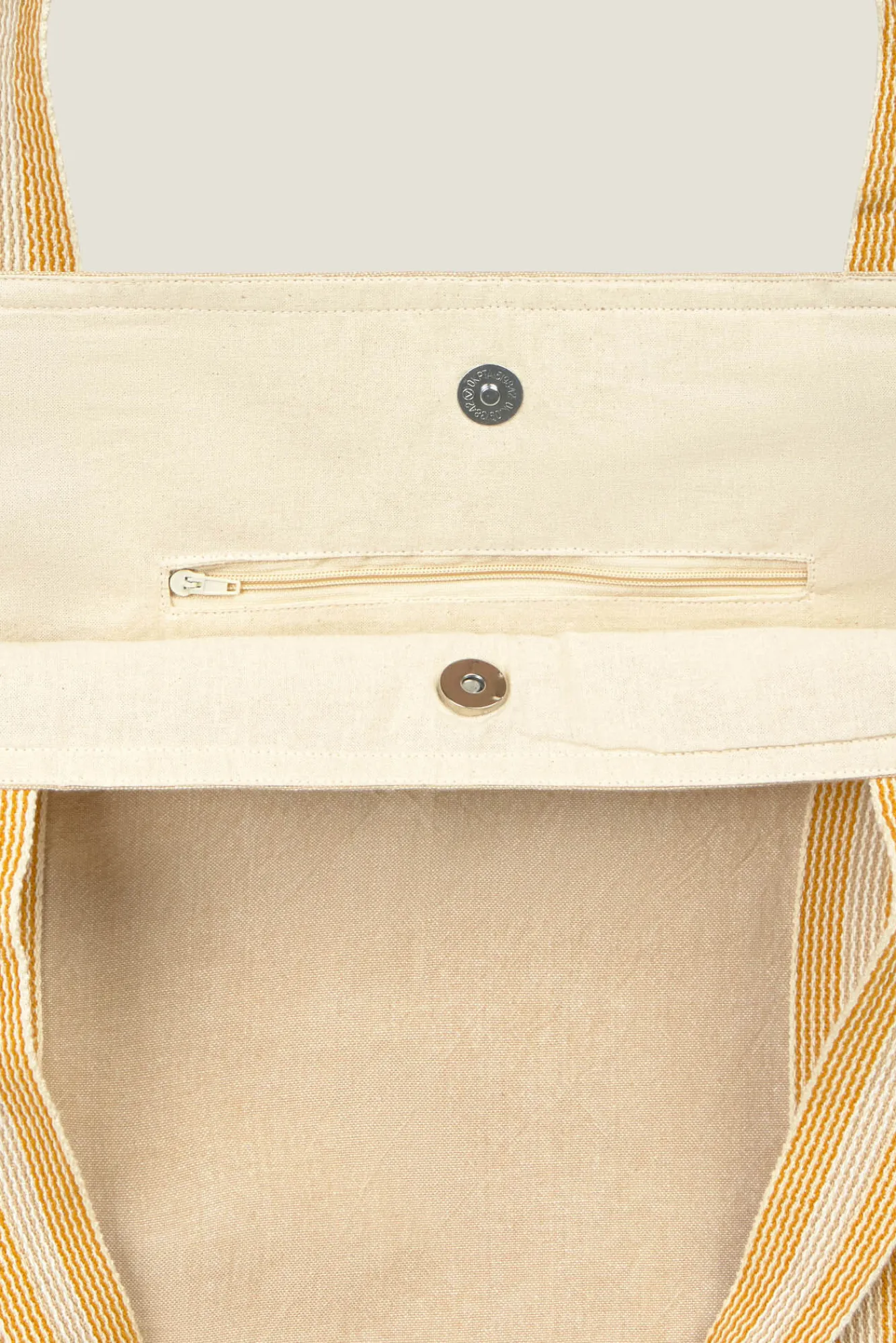 Textura Bolsa grande algodón tipo saco