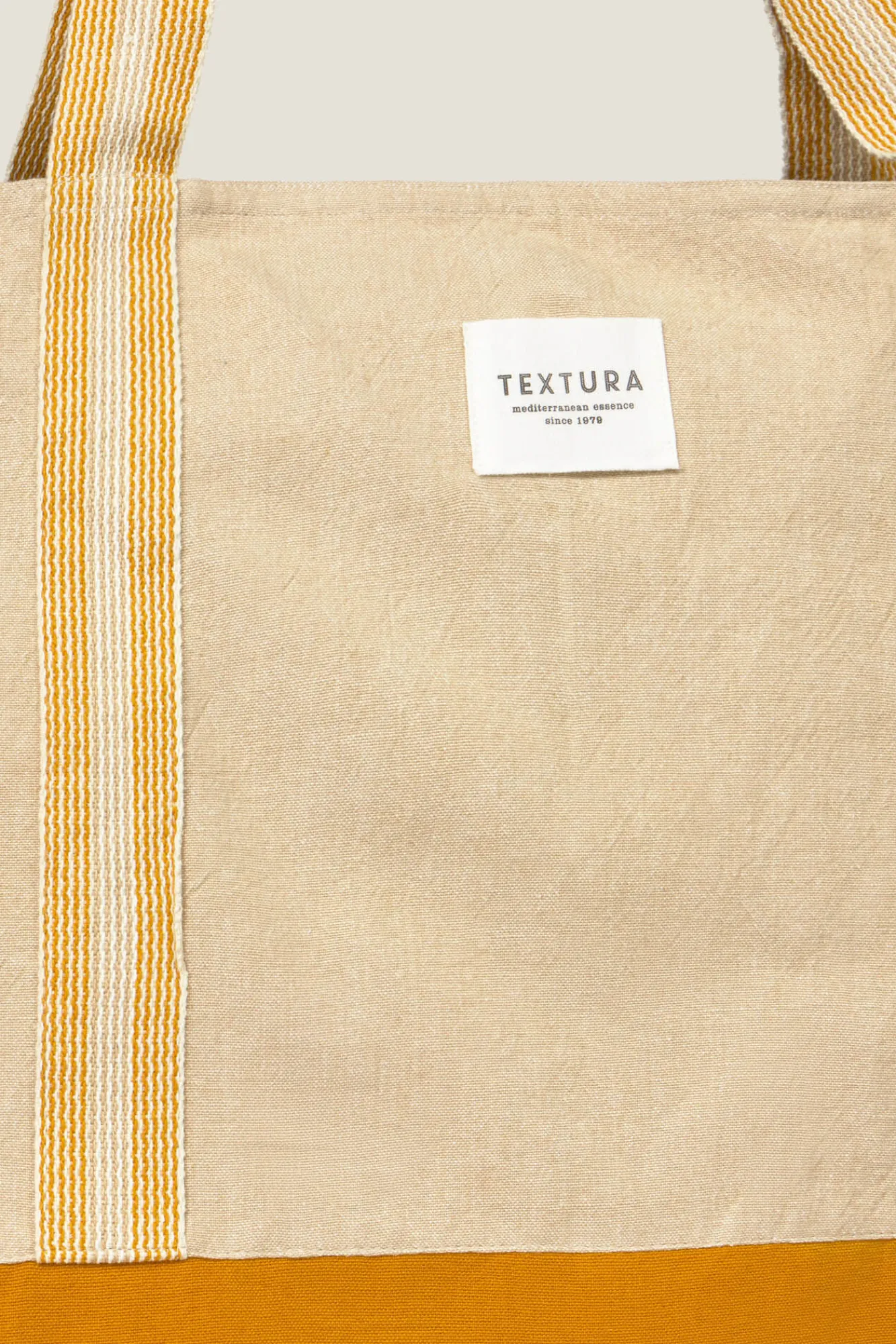 Textura Bolsa grande algodón tipo saco
