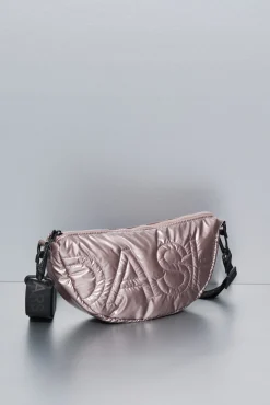 Dash and Stars Bolso bandolera nylon rosa metalizado