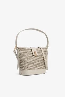 Vilanova Bolso bucket efecto paja