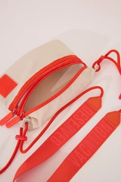 Women'secret Bolso cartera nylon beige