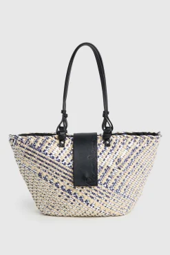 Pepe Jeans Bolso De Paja Casy Glow