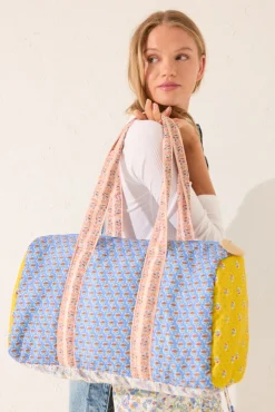 Women'secret Bolso grande acolchado multicolor SmileyWorld®