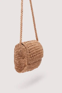 Springfield Bolso hombro rafia