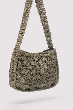 Springfield Bolso hombro rafia