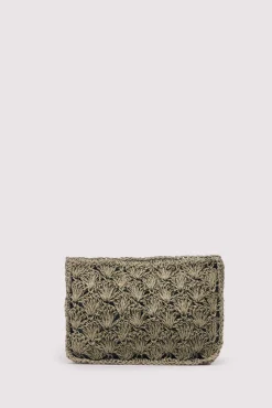 Springfield Bolso hombro rafia