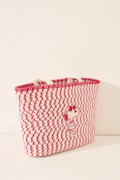 Women'secret Bolso mediano shoper Snoopy