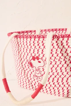 Women'secret Bolso mediano shoper Snoopy