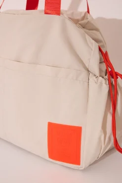 Women'secret Bolso multiusos nylon beige