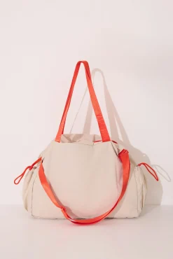 Women'secret Bolso multiusos nylon beige