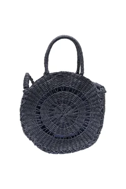 Only Bolso redondo de rafia