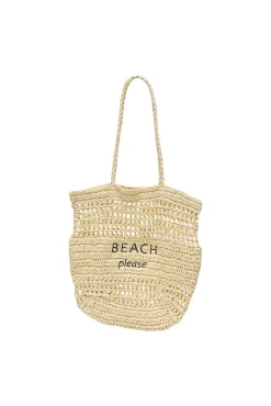 Only Bolso tote bag de rafia