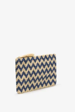 Cortefiel Bolso tote estampado espiga