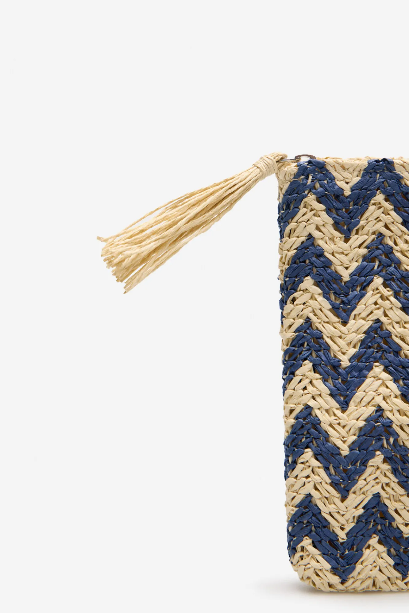Cortefiel Bolso tote estampado espiga