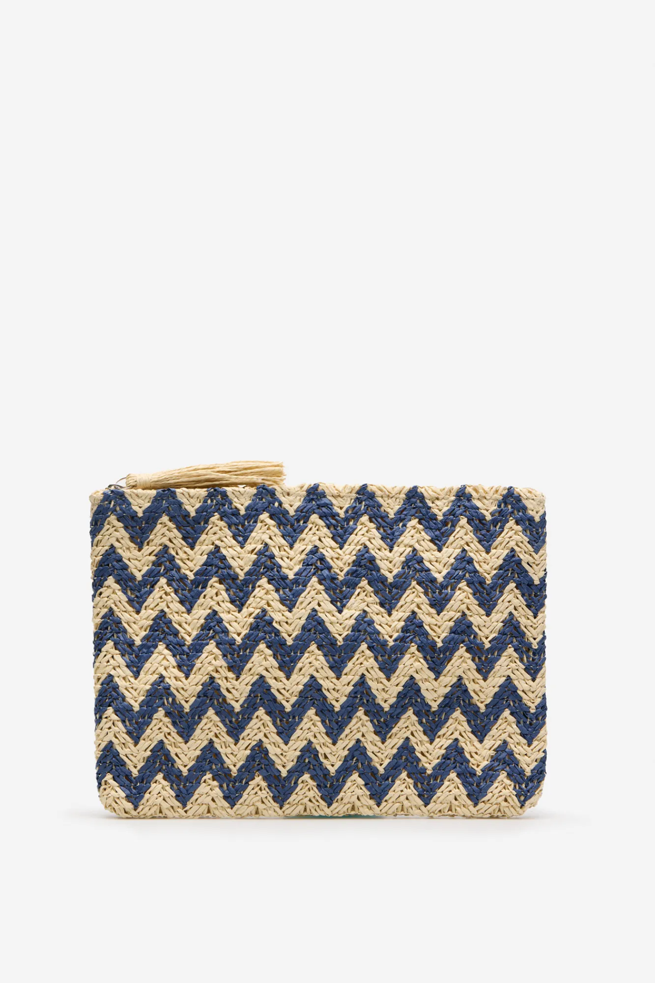 Cortefiel Bolso tote estampado espiga