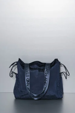 Dash and Stars Bolso tote nylon satinado