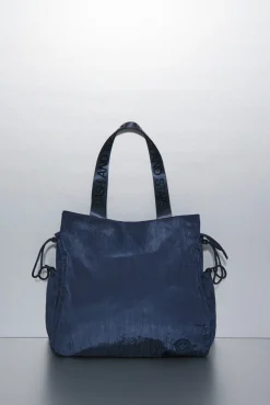Dash and Stars Bolso tote nylon satinado