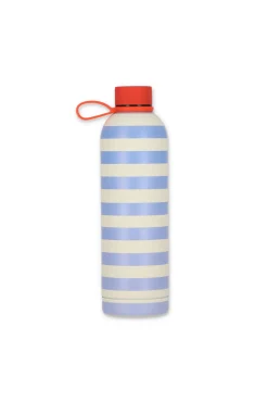 Mr. Wonderful Botella térmica rayas azules y beige Walking on sunshine