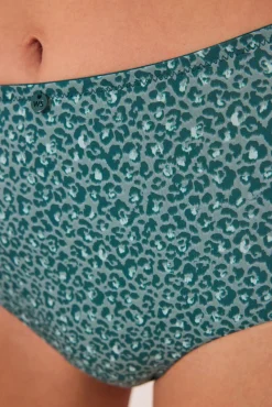 Women'secret Braga alta clásica microfibra animal print