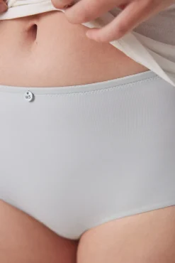 Women'secret Braga alta clásica microfibra gris