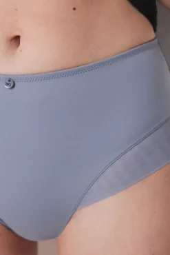 Women'secret Braga alta clásica microfibra azul