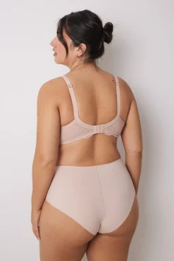 Women'secret Braga alta microfibra y encaje