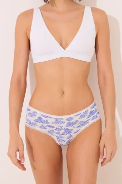 Women'secret Braga ancha brasileña microfibra print