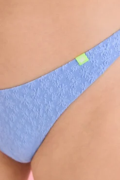 HI&BYE Braga bikini brasileña textura miniflor