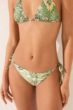 Women'secret Braga bikini clásica print tropical reversible