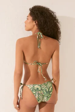 Women'secret Braga bikini clásica print tropical reversible