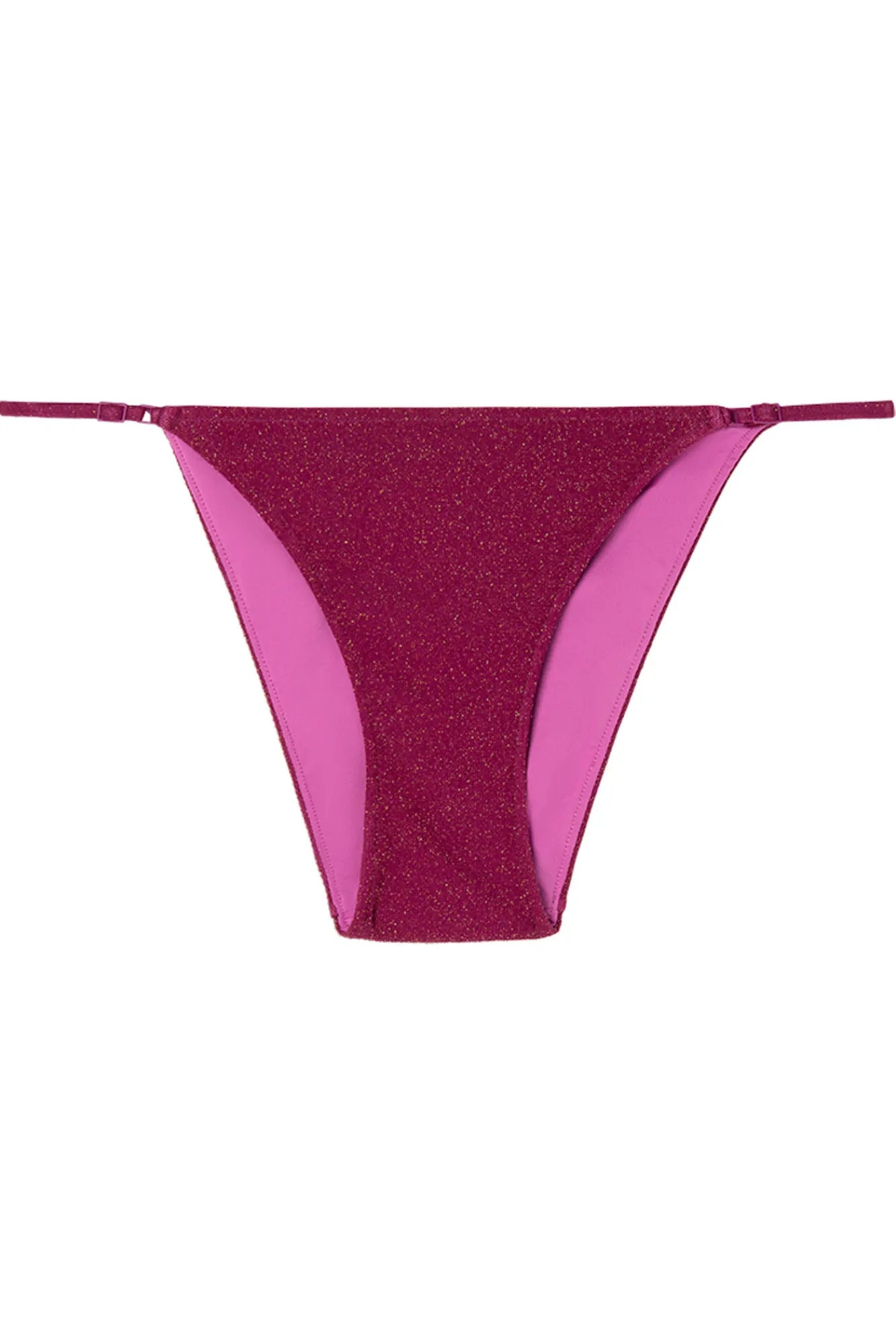 Women'secret Braga bikini clásica tiras brillo rosa