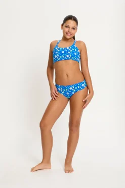 Modibodi Braga bikini menstrual adolescente Boho Botanical Blue
