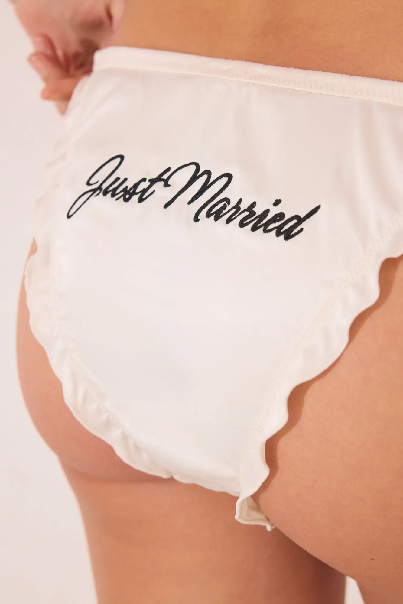 Women'secret Braga clásica blanco "Just Married"