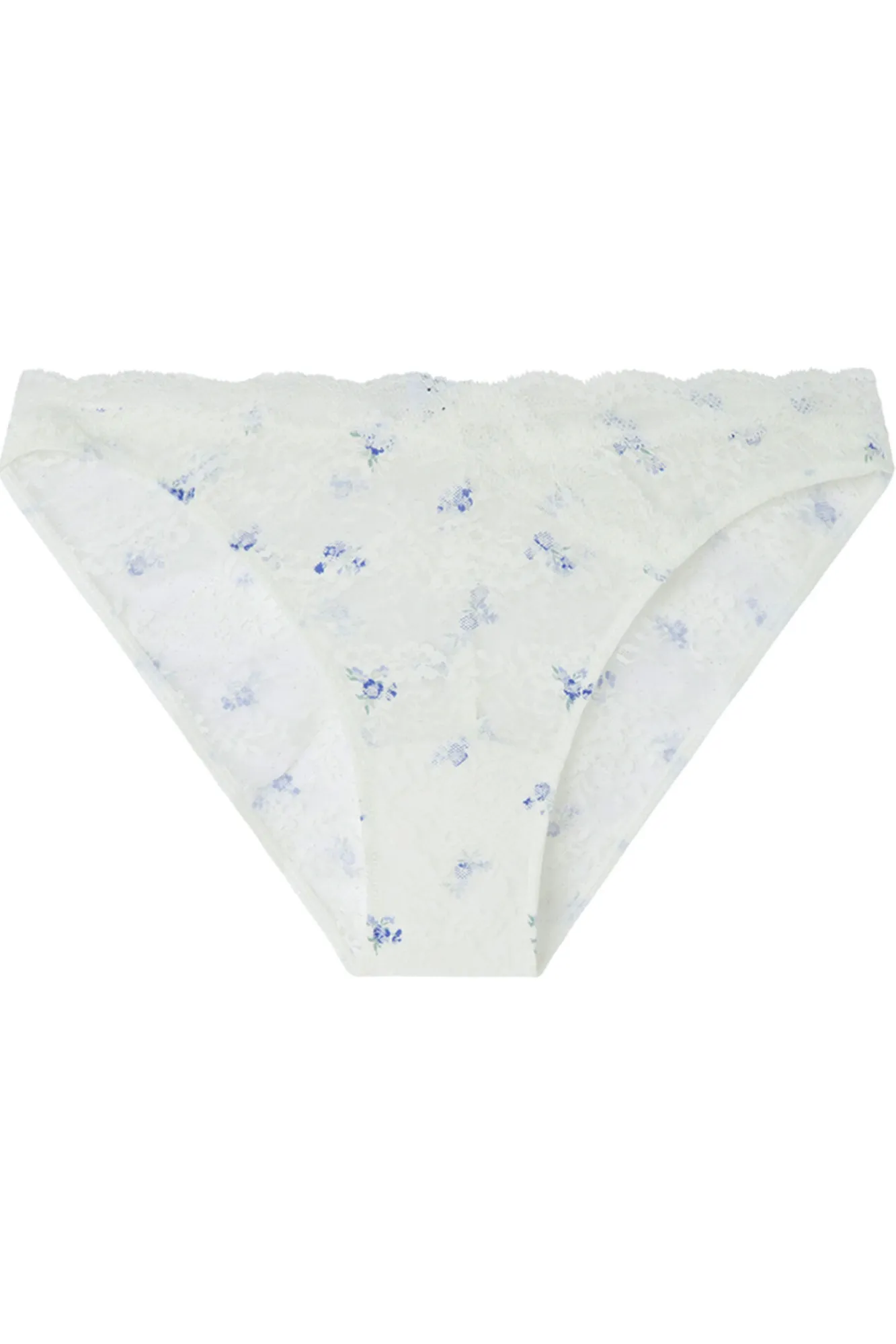 Women'secret Braga clásica encaje blanco estampado