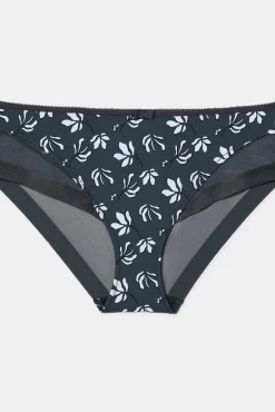 DIM Braga clásica Generous de suave microfibra y detalles en malla