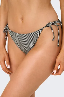 Only Braga de bikini clásica lurex rayas