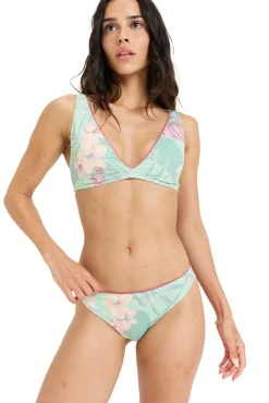 Roxy Braga de bikini clásica print flores