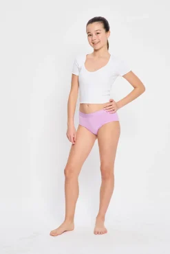 Modibodi Braga Menstrual Adolescente Boyleg Algodón Orgánico Flujo Abundante Pink