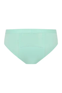 Modibodi Braga Menstrual Adolescente Boyleg Algodón Orgánico Flujo Abundante Green