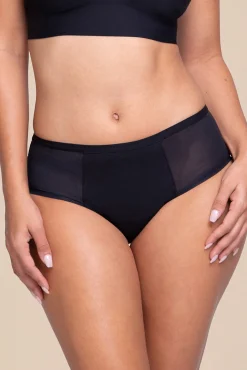 Proof Braga menstrual con malla negra – Absorción fuerte