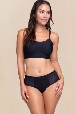 Proof Braga menstrual con malla negra – Absorción fuerte