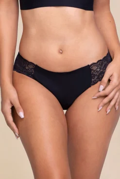 Proof Braga menstrual de encaje negra – Absorción media