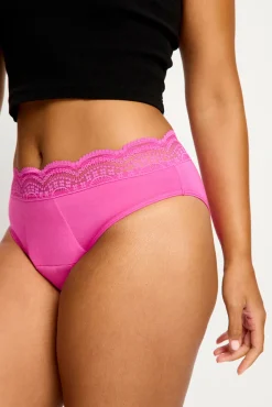 Modibodi Braga Menstrual Encaje alta bambú Moderada